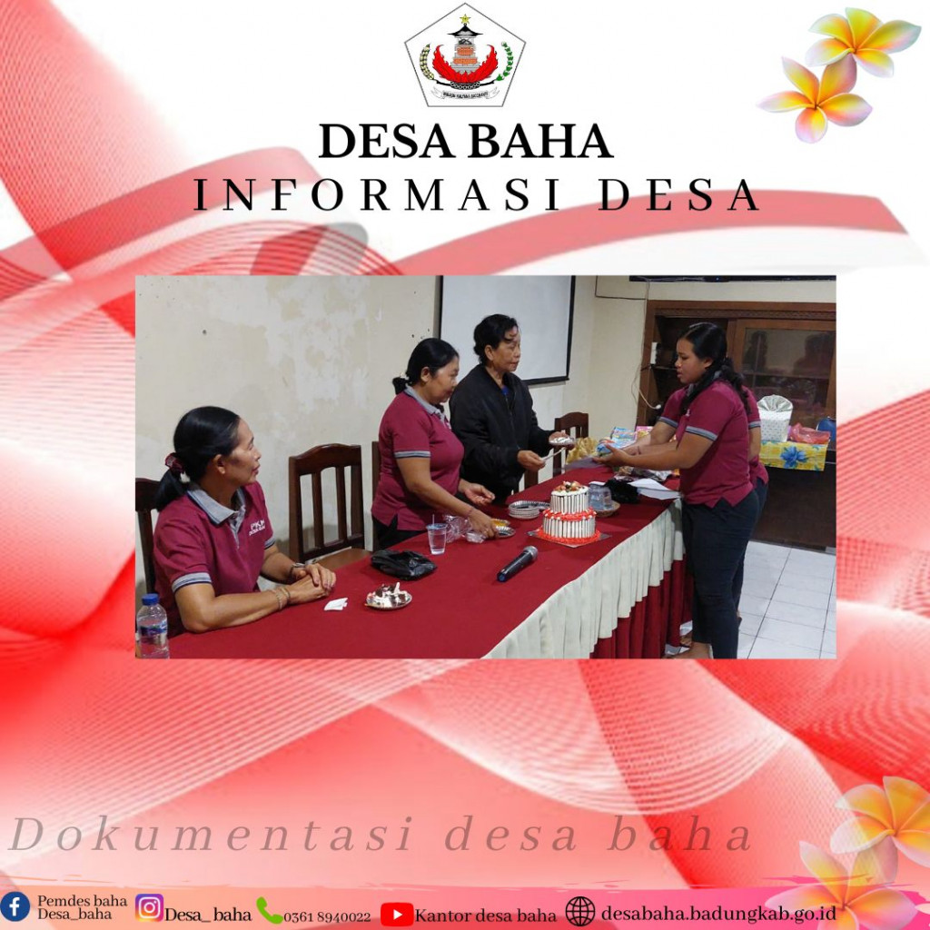 Perayaan Hari Ibu PKK Desa Baha